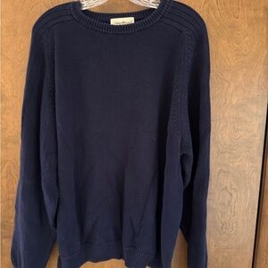 Eddie Bauer Dark Blue Cotton Sweater